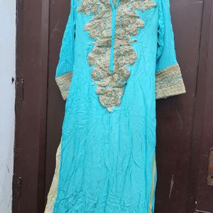 embroidery work kurta