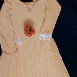 Side Paleted Frock