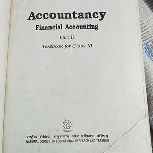 Accountancy Book Class 11