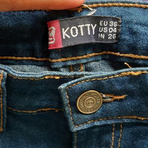 Kotty Wide Leg Jeans 26"-27"