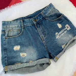 denim shorts