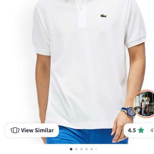 Lacoste White T Shirt