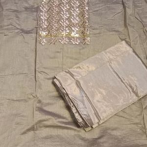 Brand New Tissue Fabric Unstitched Suit