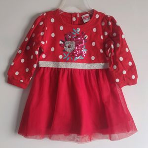 Babyhug Red Frock