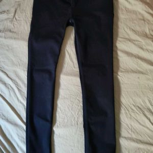 Women's Navy Blue Denim Jeans