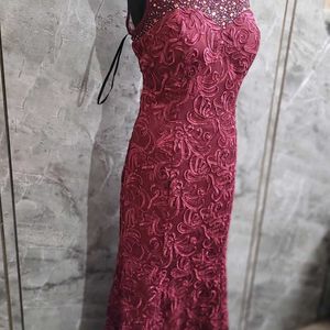 Maroon Long Dress