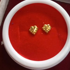 One Gram Gold Earrings