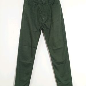 H&M Olive Jeans & Trousers