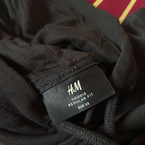 H&M Unisex Black Hoodie