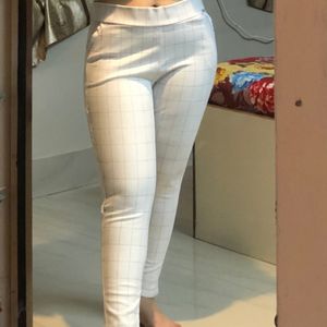 Super Stretchable Comfy White Pants