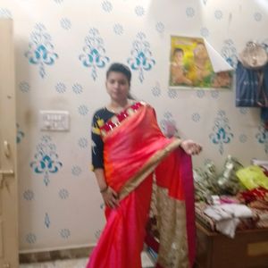 New Saree One Time Used Only