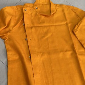 Yellow Men Kurta