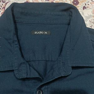 Zudio Shirt XL size Navy Blue Color