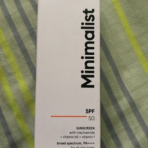 MINIMALIST SUNSCREEN