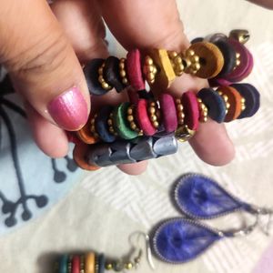 Earrings COMBO 4 +FREE Bracelet