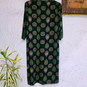 Dark Green Kurta (New & Un-used)