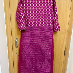 Rangriti M Women Magenta Kurta