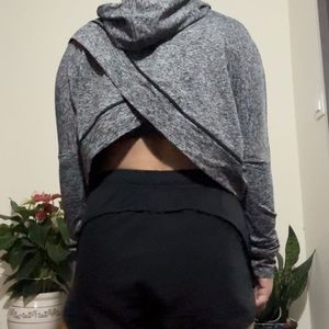 Workout Backless Hoodie