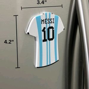 Lionel Messi Argentina 10 Inspired Jersey Magnet