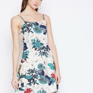 Floral Short Dress.!