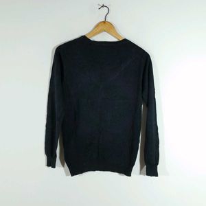 Black Shrug Style Top For Women's