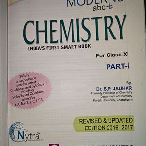 Modern Abc Of Chemistry XI Part 1 By Jp Jauhar