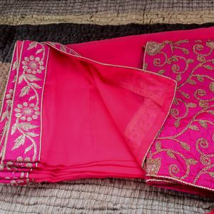 2 Sarees With One Blouse