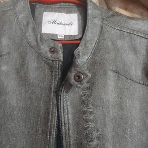 Men's Leather Jacket Blazzer