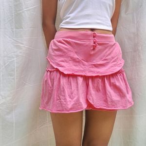 Barbie Pink Ruffle Mini Skirt 🎀💘