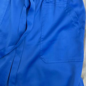 Zara Electric Blue Drawstring Trousers