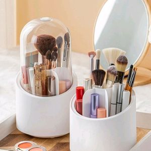 Rotating Makeup Brush Organizer