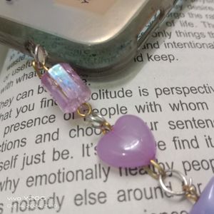 Purple Phone charms with a beautiful Maple🍁 charm