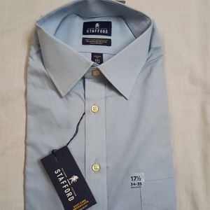 Stafford Plain Blue Men's Shirt (New)