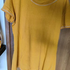 Women Mustard Top