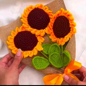 Crochet Flower Bouquet(3flower)