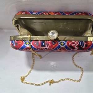 Patola Printed Clutch