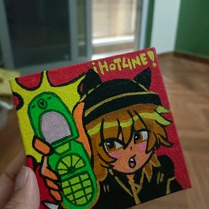 10×10cm Mini Canvas Art Y2k Style