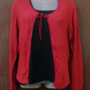 Tie Up Semi Winter Cardigans Top