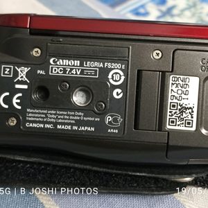 No Battery, Canon Legria Camcorder