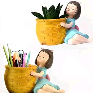 Cute Girl Planter