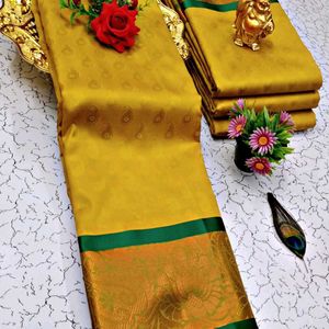 Combo Banarasi Silk Sarees.