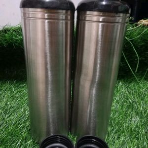 Steel Bottles Pack Of 2