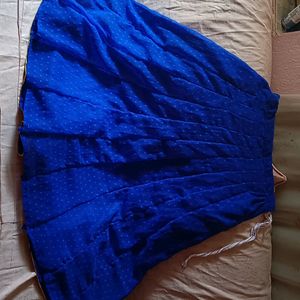 Skirt With Blue Colour