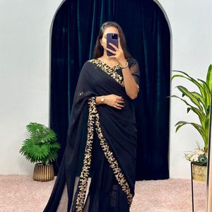 Georgette Umbrella Saree