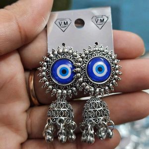 Navratri Evil Eye Earrings