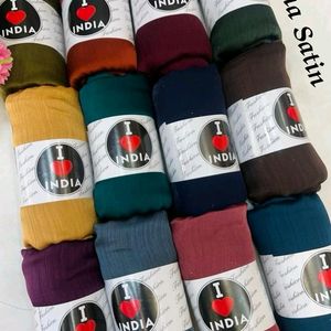 Indian Muna Satin Hijab