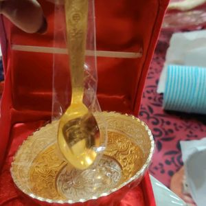 Brass Katori Spoon