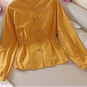 Yellow Top 💛 Suitable For Office, Party, Fomal