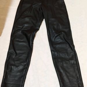 H&M Leather Skinny Pants Size Xs