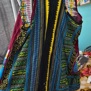 Nepali Print T Back tunic